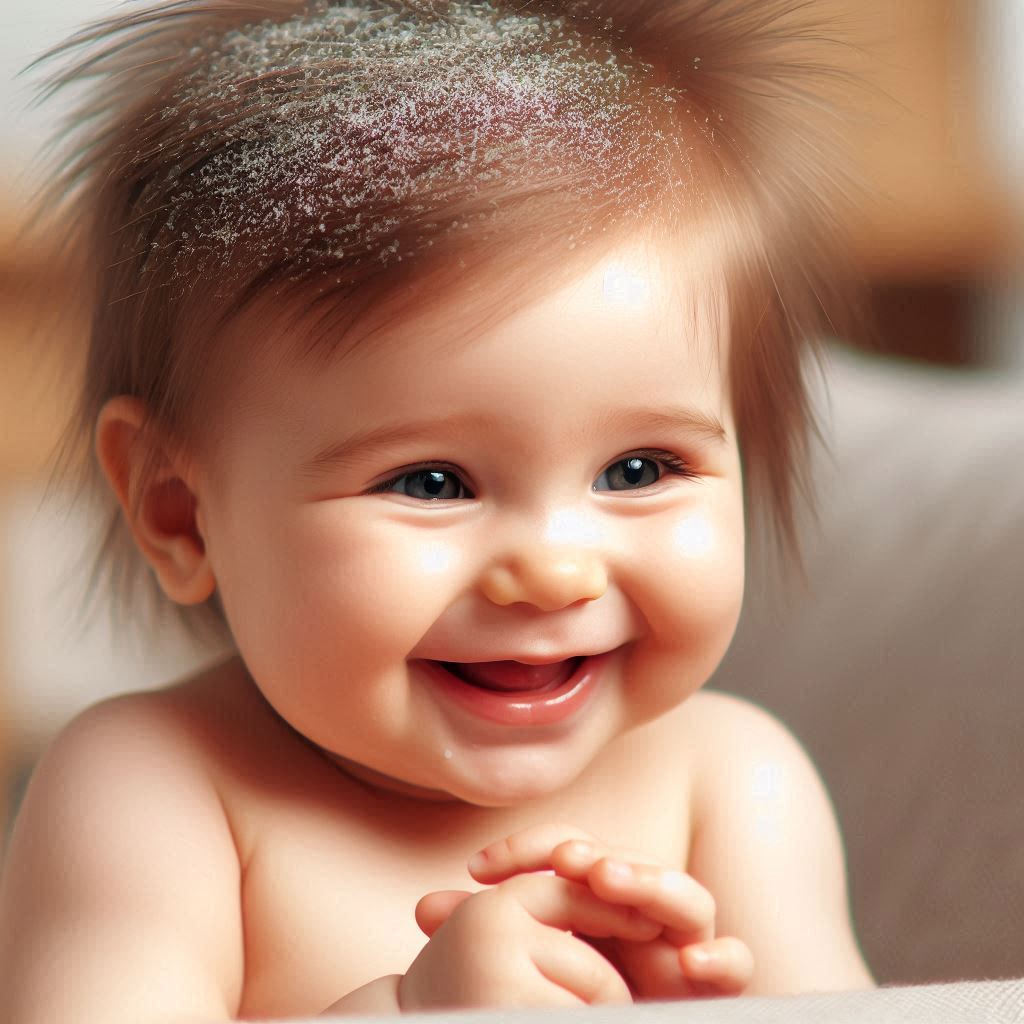 علاج قشرة الرأس للأطفال الرضع 